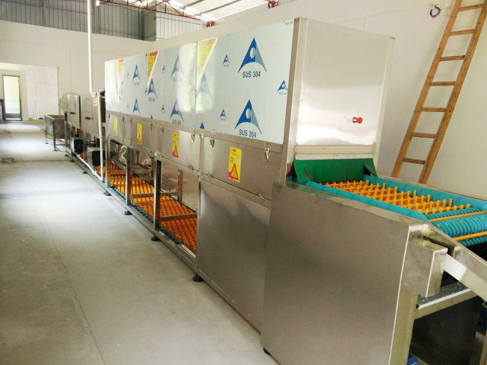 小型自動洗碗機流水線-餐具消毒設備